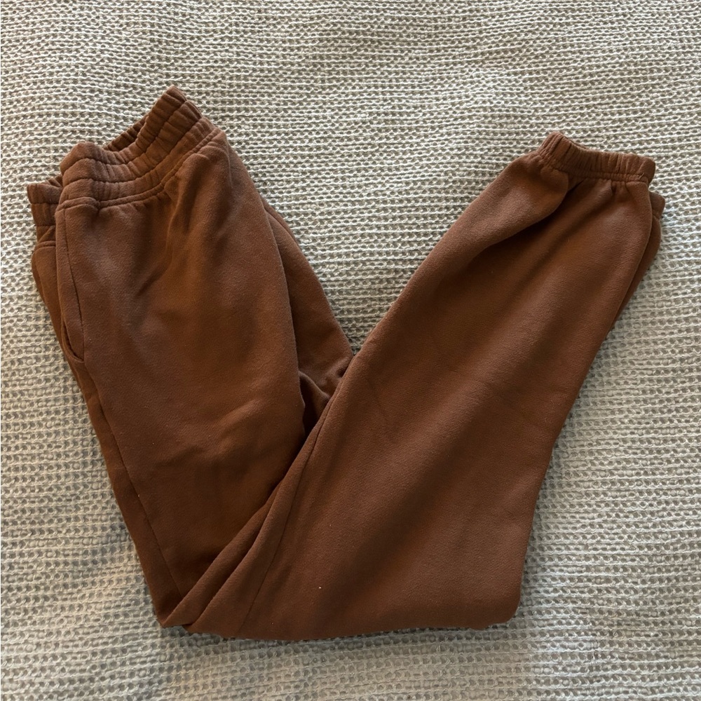 Brown American eagle jogger sweats